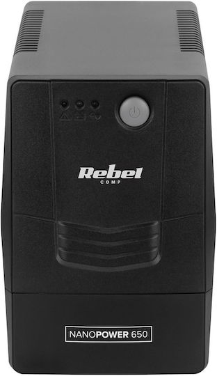 Rebel RB-4020 UPS Устройства 650VA 360W с 2 Schuko AC Гнезда