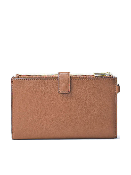 Michael Kors Wristlet Women's Wallet Classic Brown