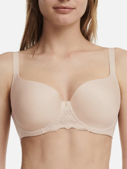 Chantelle Minimizer Minimizer Bra with Light Padding Underwire Beige