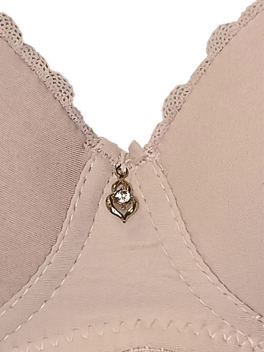 Bra with Light Padding Underwire Beige