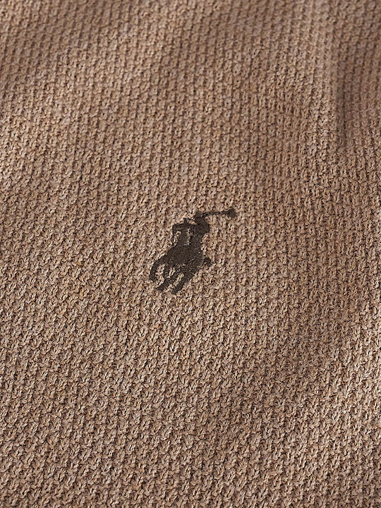 Men's Knitted Cardigan Beige