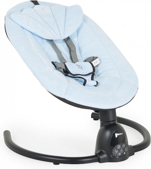 Moni Elektrisch Baby Relax Schaukel Clarissa mit Musik Blau für Kind bis 9kg