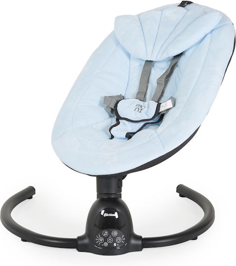 Moni Elektrisch Baby Relax Schaukel Clarissa mit Musik Blau für Kind bis 9kg