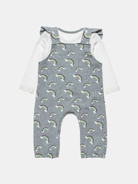 Alouette Tender Comforts Baby Strampler Langärmliges Gray