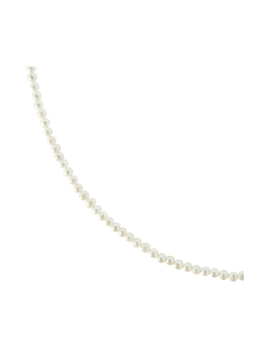 Margaritari Necklace from Gold 14K with Pearls