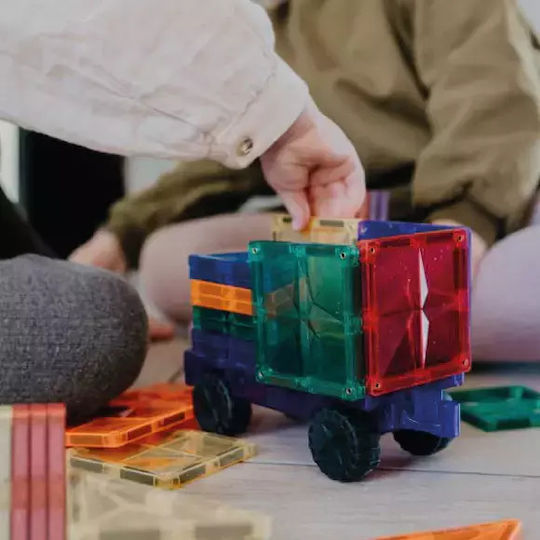 Cleverclixx Magnetisches Bau- und Konstruktionsspielzeug Für Kinder Ab 3 Jahren