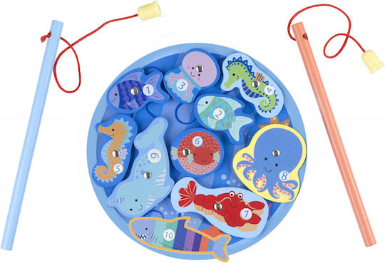 Orange Tree Toys Jucărie de Pescuit din Lemn pentru 12++ Luni