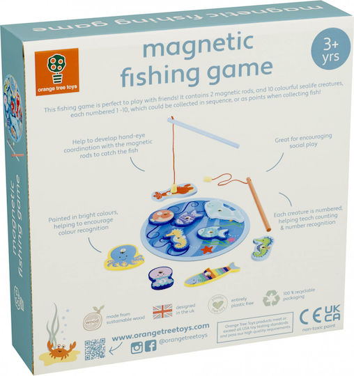 Orange Tree Toys Jucărie de Pescuit din Lemn pentru 12++ Luni