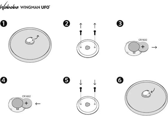 Waboba Wingman Frisbee Silicone with Diameter 15.2 cm UFO
