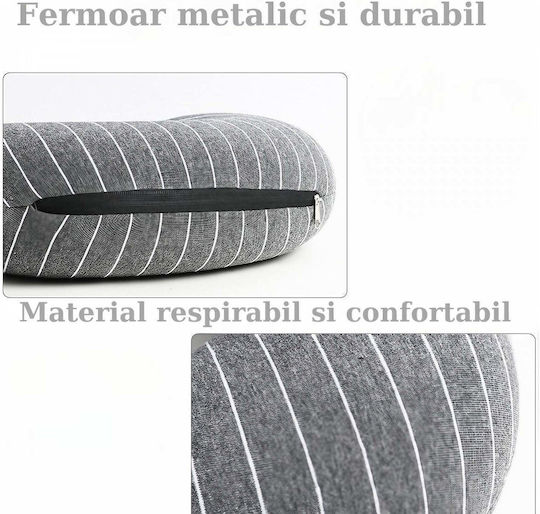 Pernă de călătorie Pătrat Spumă cu memorie Gri