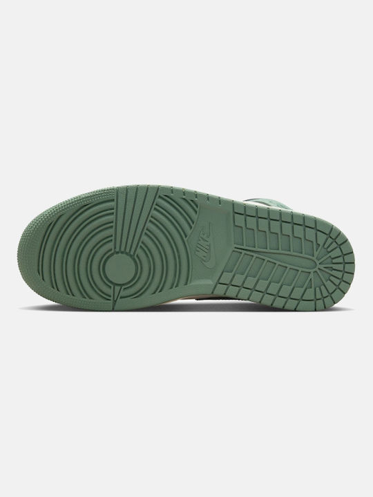 Air  1 Retro Mid Дамски Маратонки Черно / Бяло