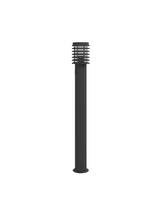 vidaXL Outdoor Floor Lamp Small Post 40W IP44 for E27 Socket Black