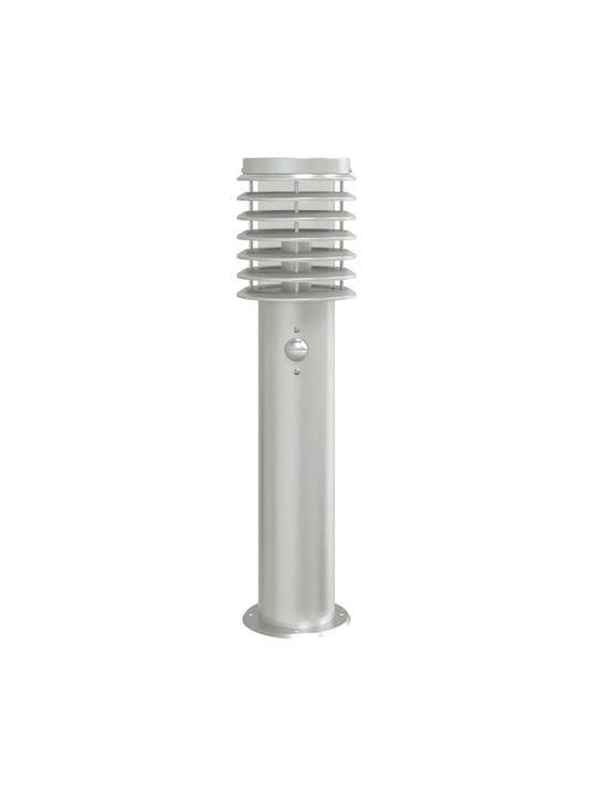 vidaXL Φωτιστικό Κολωνάκι Εξωτερικού Χώρου 40W IP44 για Ντουί E27 Ασημί
