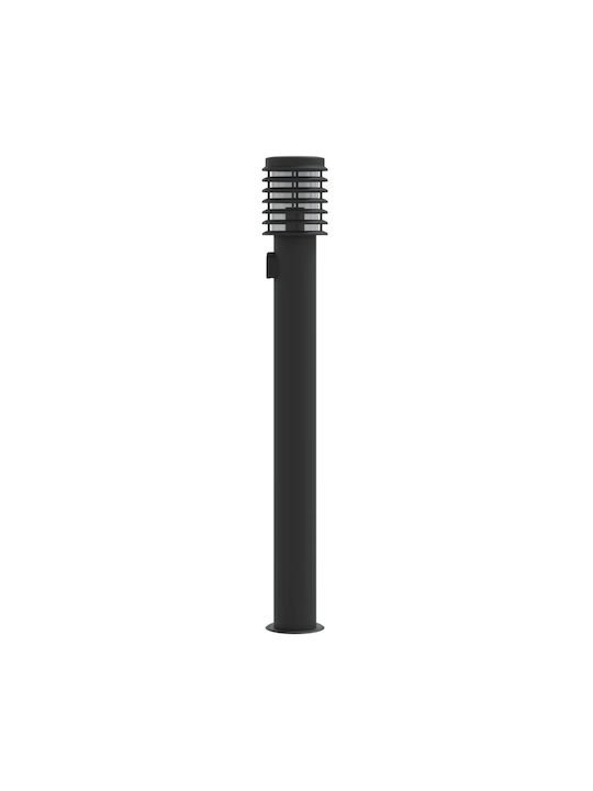 vidaXL Outdoor Floor Lamp Small Post 40W IP44 for E27 Socket Black