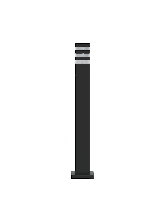 vidaXL Outdoor Floor Lamp Small Post 11W IP44 for E27 Socket Black