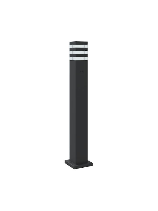 vidaXL Outdoor Floor Lamp Small Post 11W IP44 for E27 Socket Black