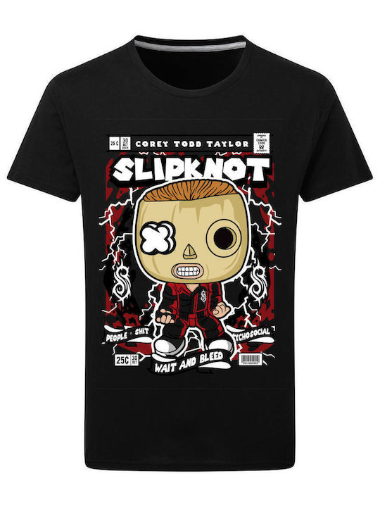 Pop Culture Corey Taylor Slipknot T-shirt Slipknot Schwarz