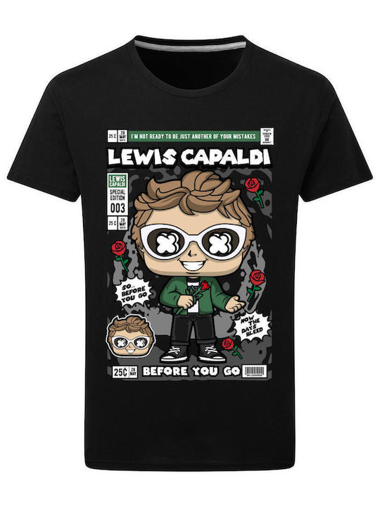 Lewis Capaldi T-shirt Black