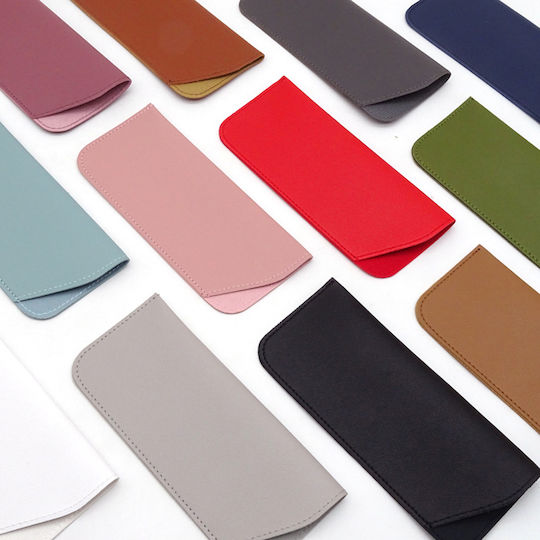 Techsuit Husă Slim Pentru Ochelari Moale Albastră