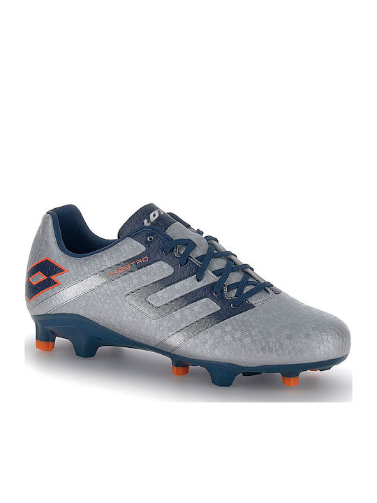 Lotto Maestro 700 V Football Shoes with Cleats Silver