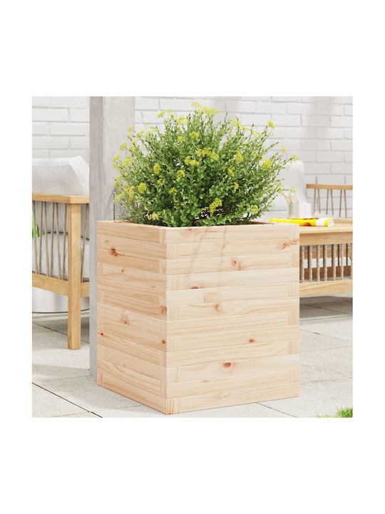 vidaXL Garden Planter Box Wooden Brown 40x40x46cm.