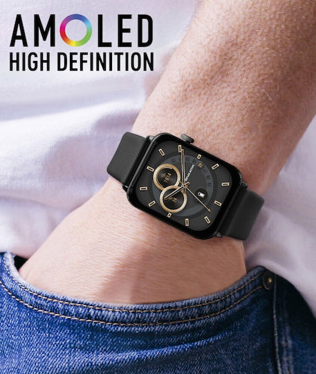 Reflex Active Series 30 36mm Smartwatch with Heart Rate Monitor (Black)