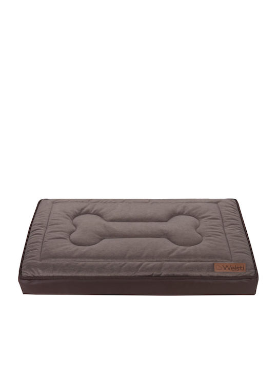 Welsti Orthopedic Mattress Dog Rectangle Orthopedic Brown 130x90cm