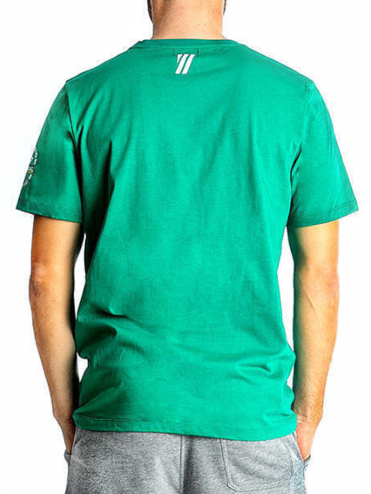 Paco & Co 85134 T-shirt Bărbătesc cu Mânecă Scurtă Verde