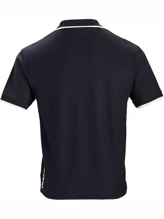 Golf Polo Athletic Men's Blouse Short Sleeve Black