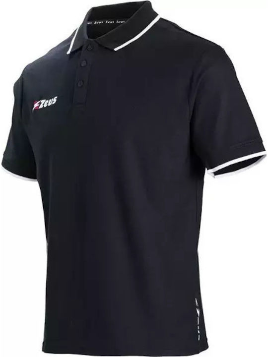Golf Polo Athletic Men's Blouse Short Sleeve Black