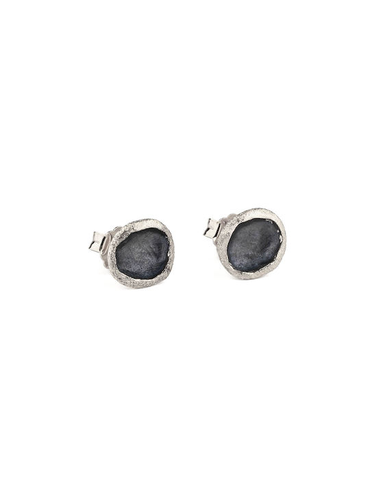 Kreisförmige oxidierte Silber 925 vergoldete Stecker Ohrringe 0cm x 0mm Kreisförmige oxidierte Silber 925 vergoldete Stecker Ohrringe 0cm x 0mm