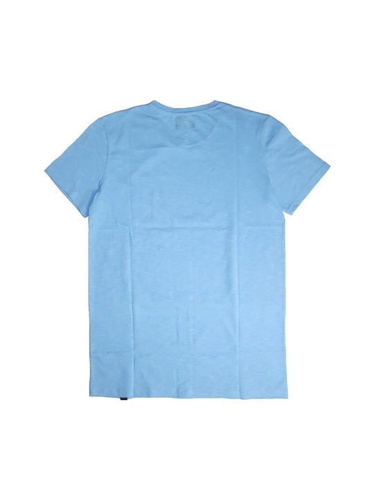 Paco & Co Men's Short Sleeve T-shirt Sky