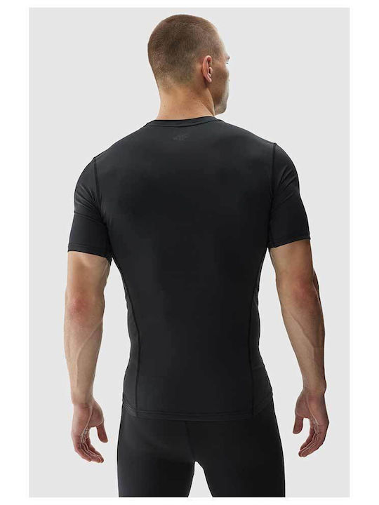 4F Functional Herren Kurzarmshirt Silber