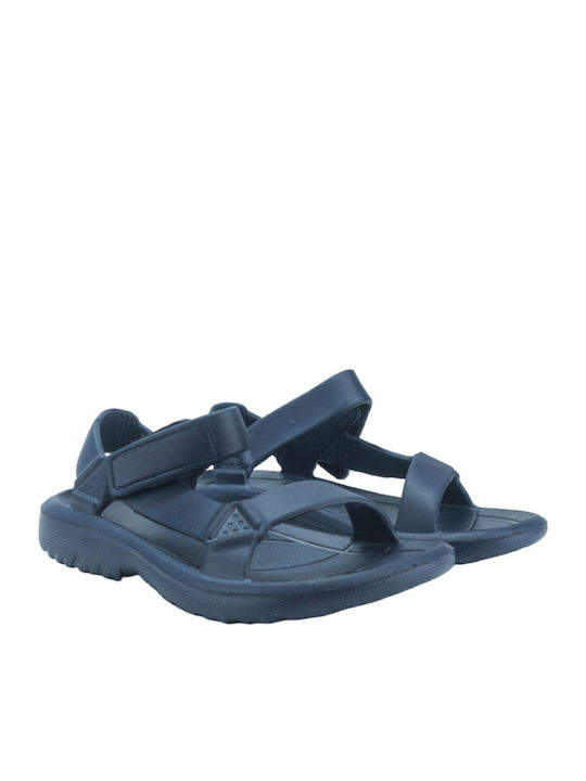 Women's Flat Sandals Sporty Navy Blue