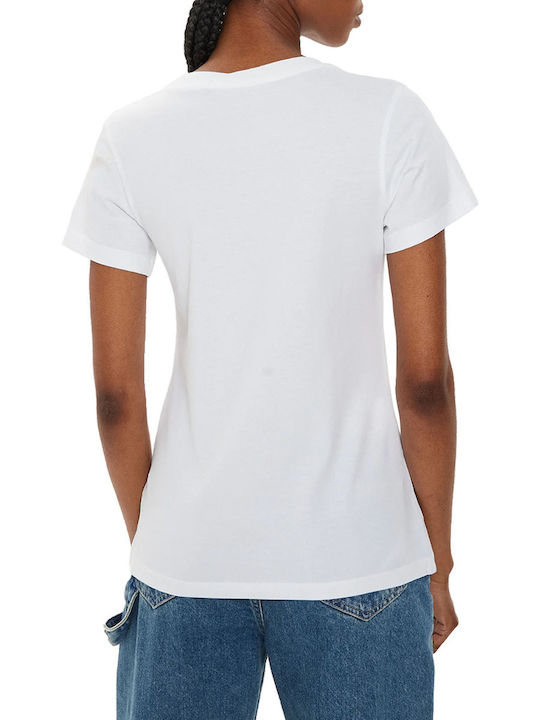 Calvin Klein Femeie Tricou Alb