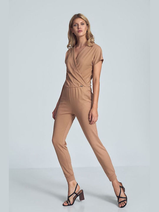 Figl Damen Einteiler Anzug Beige