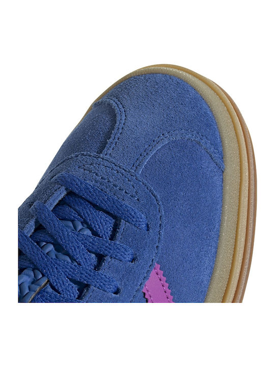 Gazelle Bold Adidași Flatforms Pentru Femei Albastru