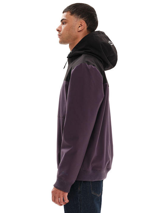 Winter Jacket Bomber Waterproof and Windproof Purple