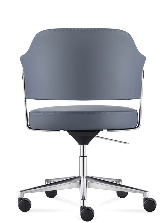 ErgoAction Lauren Office Chair with Blue Arms
