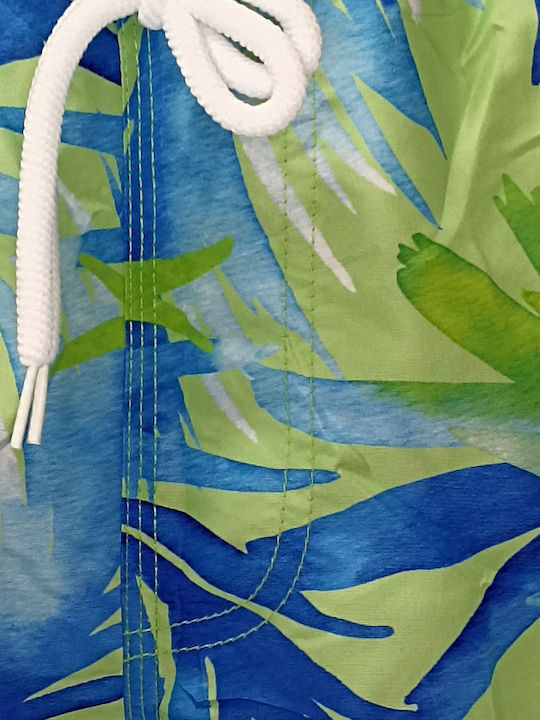 Men's Swimwear Shorts Green Floral