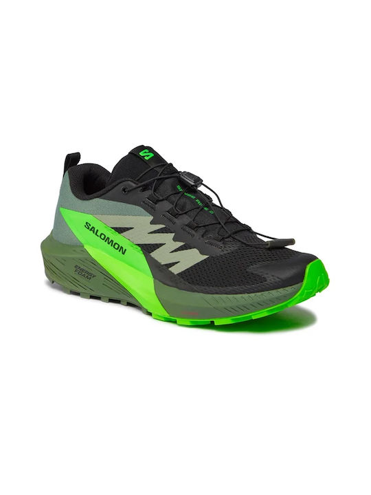 Sense Ride 5 Мъжки Спортни обувки Планинско бягане Black / Laurel Wreath / Green Gecko
