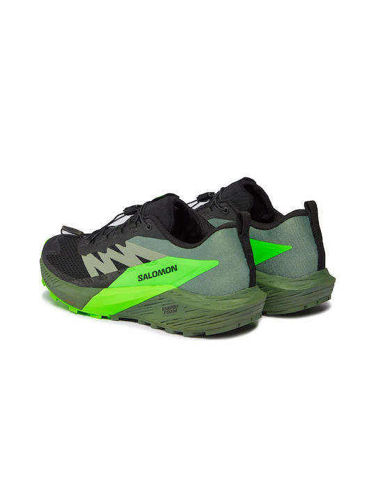 Sense Ride 5 Мъжки Спортни обувки Планинско бягане Black / Laurel Wreath / Green Gecko