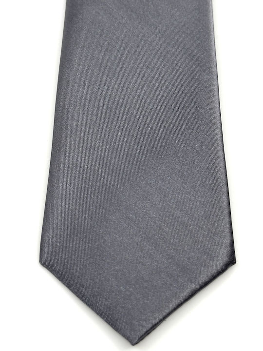 Legend Accessories Σετ Ανδρικής Γραβάτας σε Γκρι Χρώμα