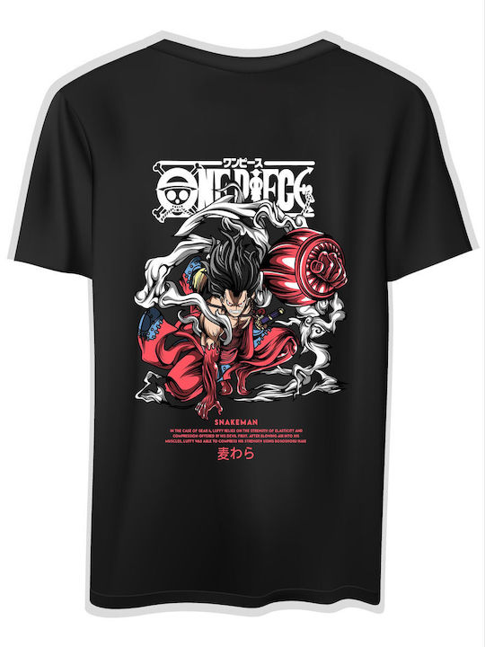 Pop Culture T-shirt One Piece Μαύρο Snakeman