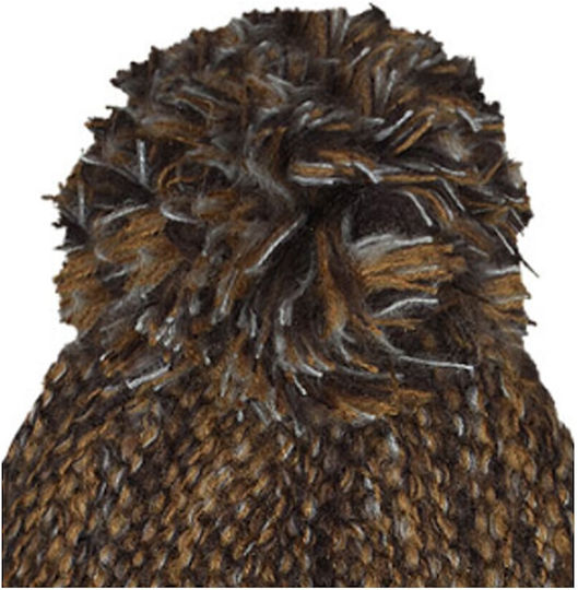 Pom Pom Beanie Feminin Căciulă Tricotat în culoarea Albastru