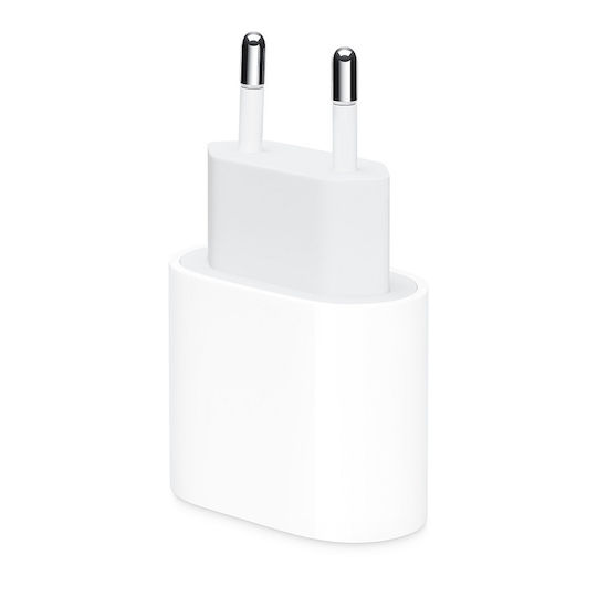 Apple Charger Without Cable with USB-C Port 20W Whites (Power Adapter A2940)