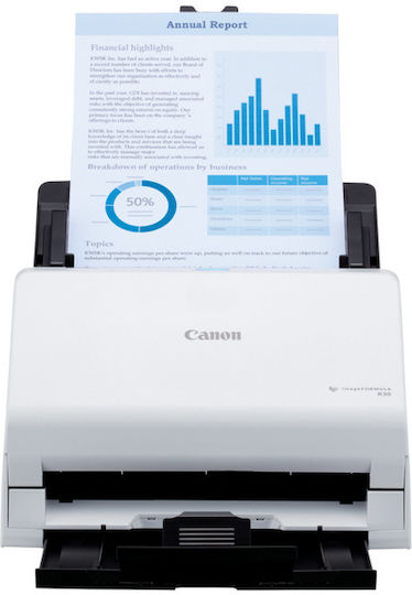Canon imageFORMULA R30 Sheetfed (Τροφοδότη χαρτιού) Scanner A4