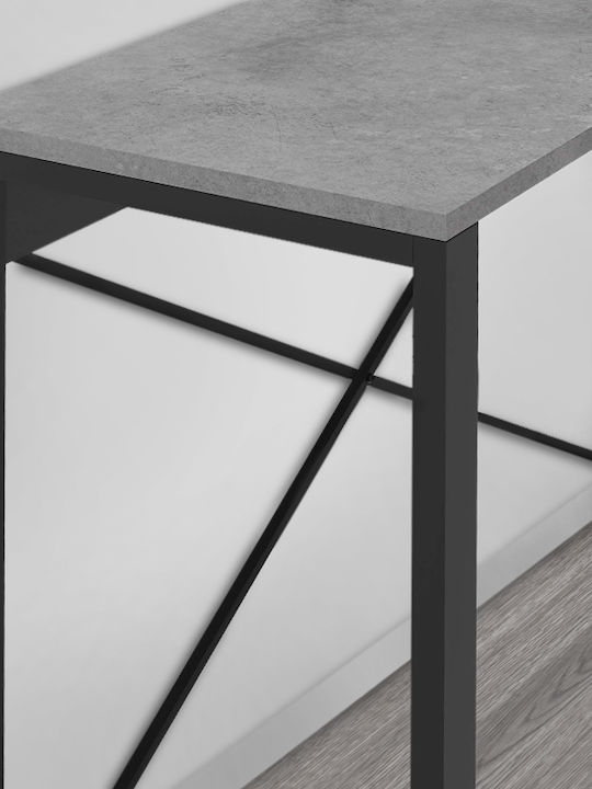 Archie Console Table Wood & Metal Gray L110xW35xH75cm