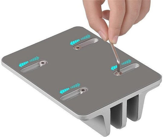 MISURA MH03 Vertical Laptop Stand Ασημί