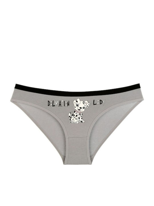 Dalmatian Βαμβακερά Femei Slip MultiPack Grey/Black/Pink